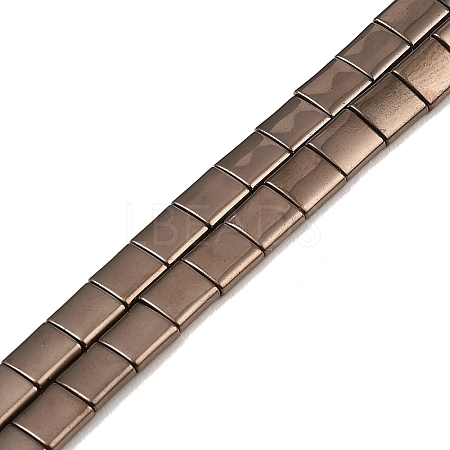 Electroplated Non-magnetic Synthetic Hematite Beads Strands G-G089-B02-08-1