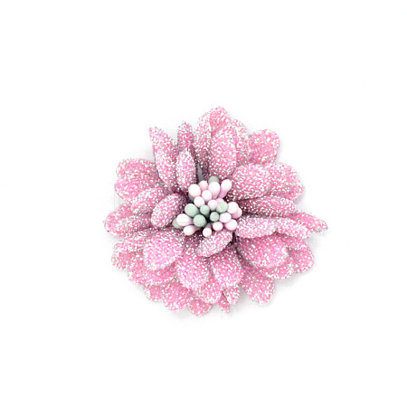 Non-Woven Fabric Flowers DIY-WH0199-70C-1