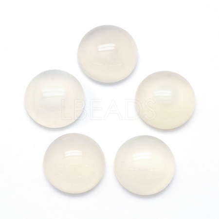 Natural Agate Cabochons G-P393-R07-12mm-1