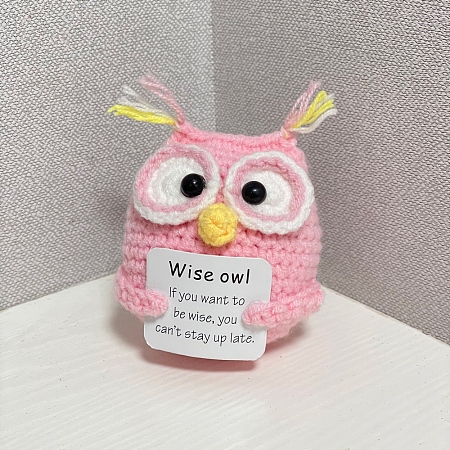 Cute Funny Positive Owl Doll PW-WG68207-07-1