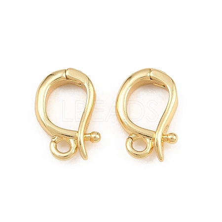 Brass Enhancer Shortener Pendant Bails KK-H292-54G-1