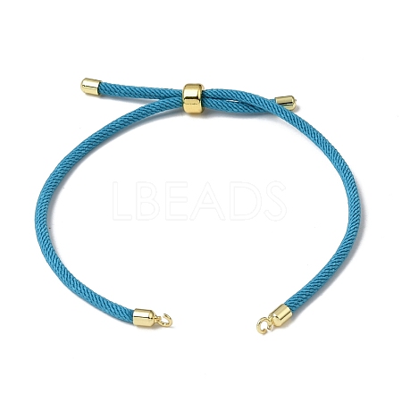 3MM Adjustable Round Nylon Braided Cord Bracelet Making FB-CBAA152-04G-37-1