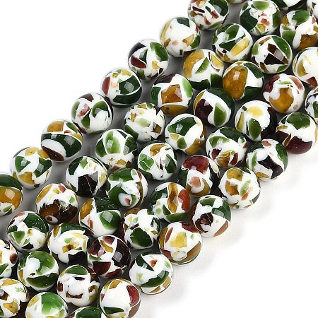 Sythetic Amber Beads Strands X1-G-M199-02D-1