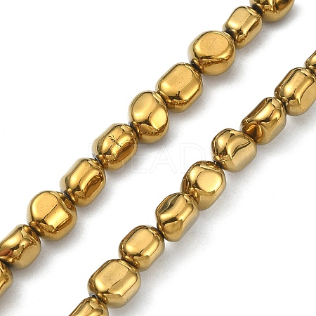 Electroplated Synthetic Non-magnetic Hematite Beads Strands G-C024-01C-1