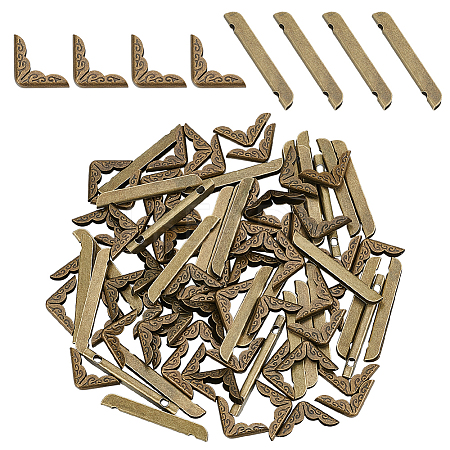 60Pcs Iron Corner Protector IFIN-OC0001-09-1