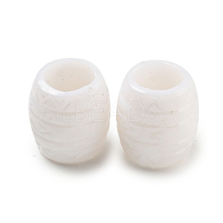 Opaque Acrylic European Beads SACR-L007-027-1