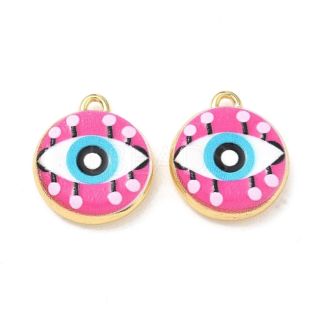 Printed Brass Pendants KK-CBA42CA-11G-03-1