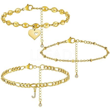 Anklets Sets AJEW-AN00383-10-1