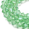 Transparent Electroplate Glass Beads Strands LS-EGLA-A039-T2mm-A24-3