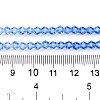 Gradient Color Baking Paint Glass Bead Strands LS-DGLA-A039-T4mm-A020-5