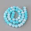 Synthetic Crackle Quartz Beads Strands GLAA-S135-6mm-08-2