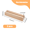 Wood Brooch Storage Holder ODIS-WH0038-129-2