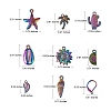 DIY Drop Earring Making Finding Kits DIY-SZ0008-28-2