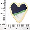 Alloy Enamel Pendants PALLOY-S034-02KCG-L-3