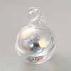 High Borosilicate Glass Bottle Pendants LS-GLAA-WH0010-02A-1
