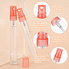 BENECREAT Transparent Glass Spray Bottles Sets DIY-BC0006-28A-4
