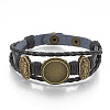 Imitation Leather Bracelet Making MAK-R024-02-1