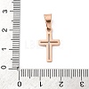 Ion Plating(IP) 304 Stainless Steel Pendants STAS-H453-03RG-3
