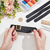 PU Leather Choker Necklaces with Alloy Clasp LS-AJEW-WH0348-131A-3