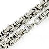304 Stainless Steel Byzantine Chain Necklaces STAS-M034-C-N13P-1