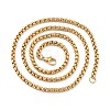 304 Stainless Steel Box Chain Necklaces NJEW-F227-09G-13-B-1