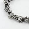 Fashionable Retro Jewelry 304 Stainless Steel Snake Bracelets for Men BJEW-L045-26-2