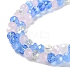 Glass Beads Strands EGLA-A034-M6mm-18-3