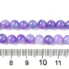 Dyed Natural White Jade Beads Strands X-G-T138-6mm-210-5-5