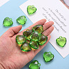 Transparent Acrylic Pendants TACR-T024-03B-925-5