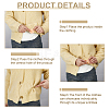 10Pcs PVC Flower Shirt Clip FIND-WH0173-477-4