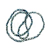 Transparent Electroplate Glass Beads Strands EGLA-A039-T2mm-UA06-2