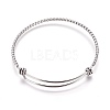 Adjustable Stainless Steel Expandable Bangle Making X-BJEW-F243-06P-1