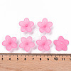 Frosted Acrylic Bead Caps MACR-S371-08A-704-4