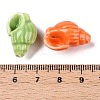Handmade Printed Porcelain Beads Strand X-PORC-T133-01M-4