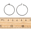 316L Surgical Stainless Steel Hoop Earring Findings STAS-D164-01B-4
