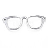 Glasses/Spectacles Tibetan Style Alloy Pendants TIBEP-R344-77AS-LF-1