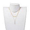 Paperclip Chains & Cable Chains Necklace Sets X-NJEW-JN02836-5
