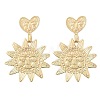 Alloy Stud Earrings EJEW-D300-02G-04-5