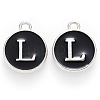 Platinum Plated Alloy Charms ENAM-S118-02L-P-1