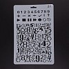 Plastic Reusable Drawing Painting Stencils Templates DIY-F018-B21-2
