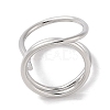 Non-Tarnish 304 Stainless Steel Finger Rings for Women RJEW-G315-01P-2