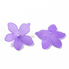 Frosted Acrylic Bead Caps MACR-S371-05A-747-2