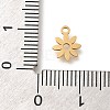 201 Stainless Steel Charms STAS-R132-03G-3