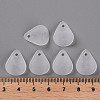 Transparent Frosted Acrylic Pendants MACR-S371-09A-701-4