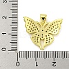 Brass Micro Pave Clear Cubic Zirconia Pendants KK-R159-30G-3