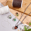 2 Rolls 2 Colors Waxed Cotton Cords YC-PH0001-52G-4
