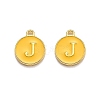 Golden Plated Alloy Enamel Charms X-ENAM-Q437-13J-1