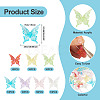 70Pcs 7 Colors Transparent Acrylic Beads OACR-TA0003-44-4
