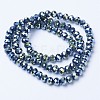 Electroplate Transparent Glass Beads Strands LS-EGLA-A034-T2mm-UA09-2