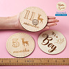 Basswood Milestone Cards WOOD-TA0001-41B-15